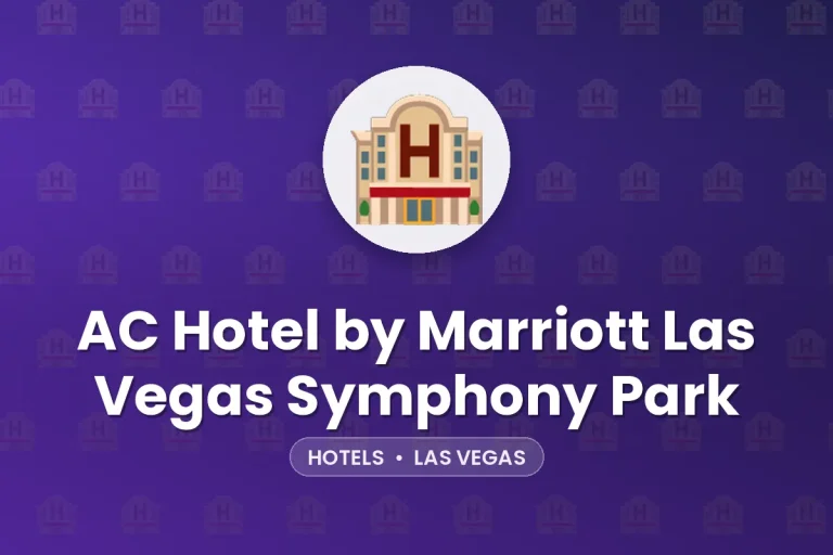 AC Hotel by Marriott Las Vegas Symphony Park – Las Vegas