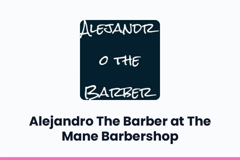Alejandro The Barber at The Mane Barbershop logo