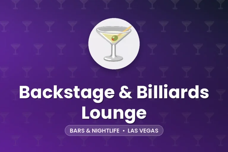 Backstage & Billiards Lounge – Las Vegas