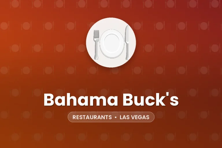 Bahama Buck’s – Las Vegas