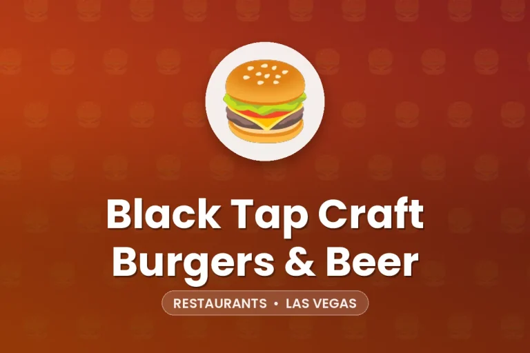 Black Tap Craft Burgers & Beer – Las Vegas