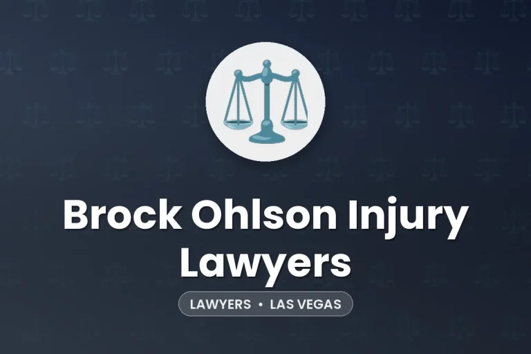 Brock Ohlson Injury Lawyers – Las Vegas