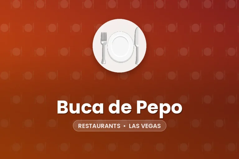 Buca de Pepo – Las Vegas
