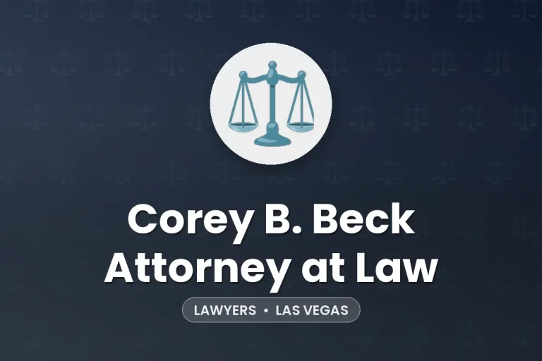 Corey B. Beck Attorney at Law – Las Vegas