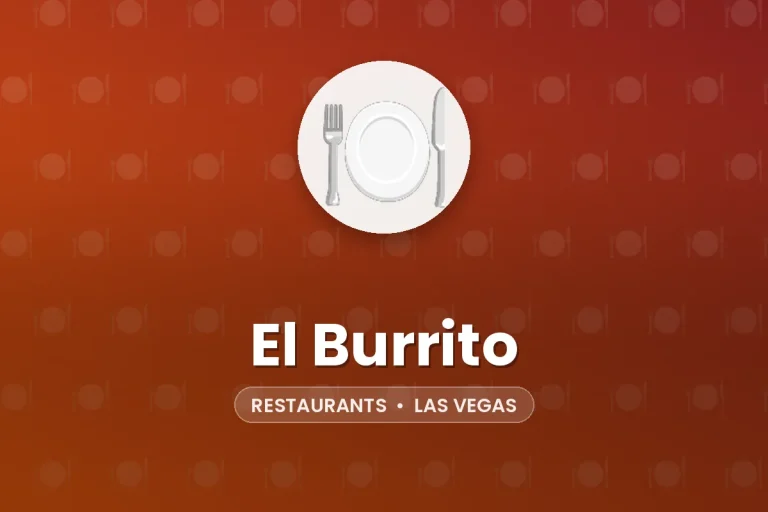 El Burrito – Las Vegas