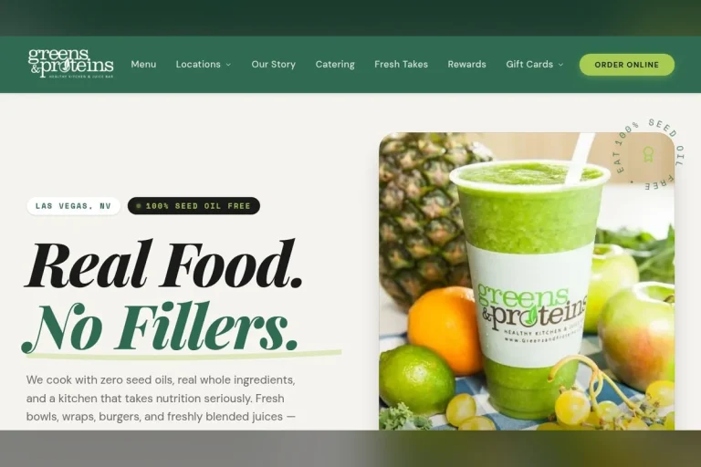 Greens and Proteins logo