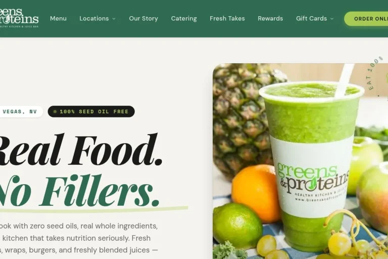 Greens and Proteins logo