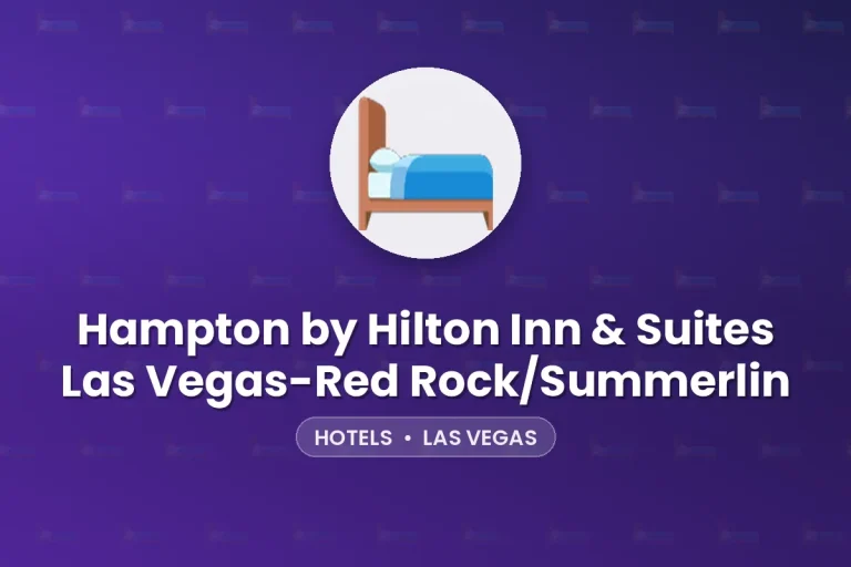Hampton by Hilton Inn & Suites Las Vegas-Red Rock/Summerlin – Las Vegas
