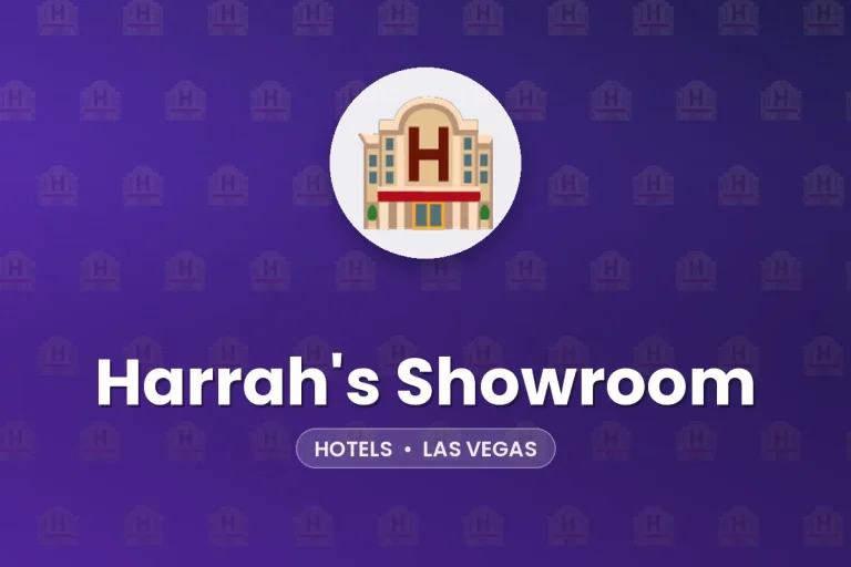 Harrah’s Showroom – Las Vegas