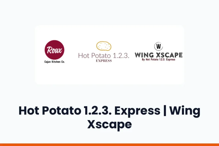 Hot Potato 1.2.3. Express | Wing Xscape logo