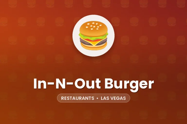 In-N-Out Burger – Las Vegas