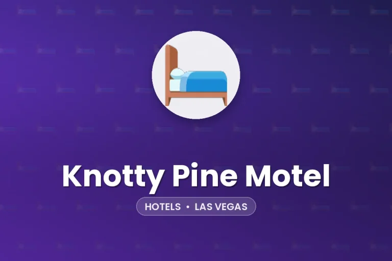 Knotty Pine Motel – Las Vegas