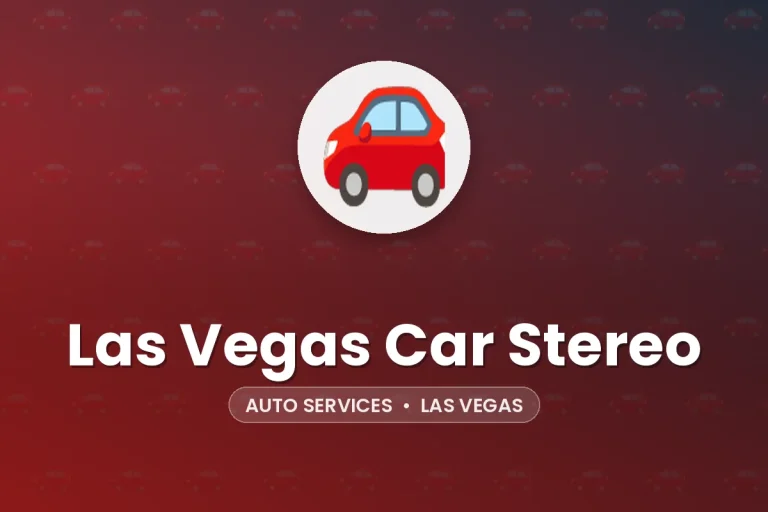 Las Vegas Car Stereo – Las Vegas
