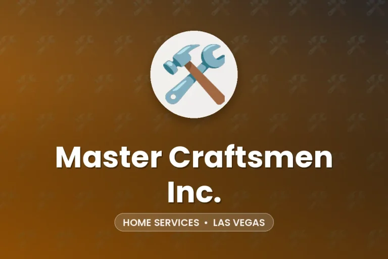 Master Craftsmen Inc. – Las Vegas