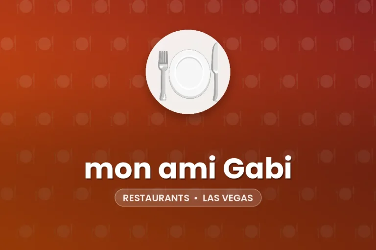 mon ami Gabi – Las Vegas