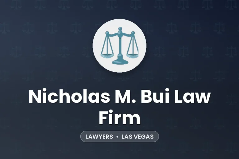 Nicholas M. Bui Law Firm – Las Vegas