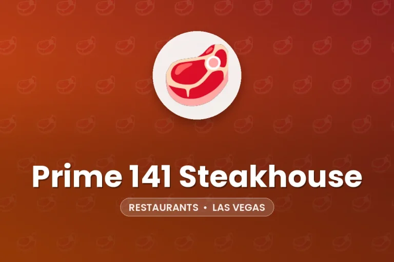 Prime 141 Steakhouse – Las Vegas
