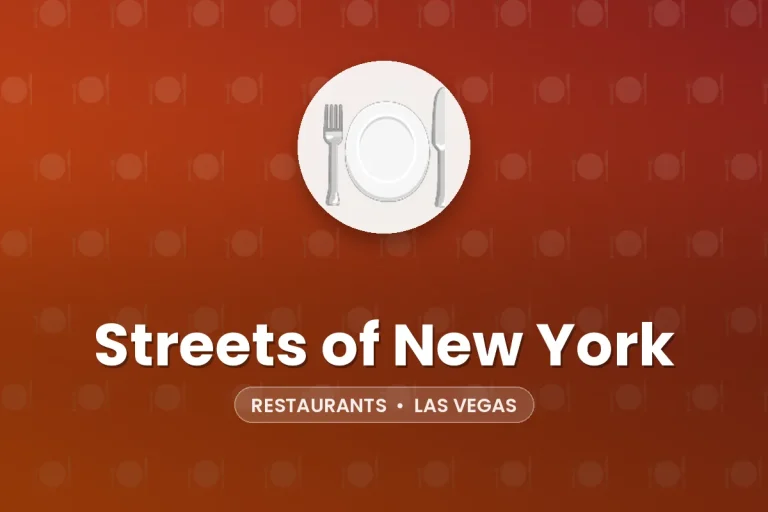 Streets of New York – Las Vegas