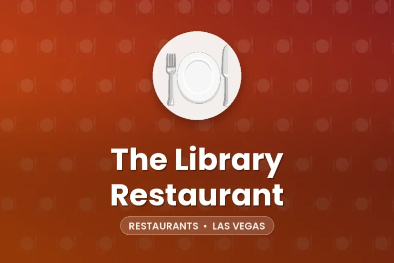 The Library Restaurant – Las Vegas