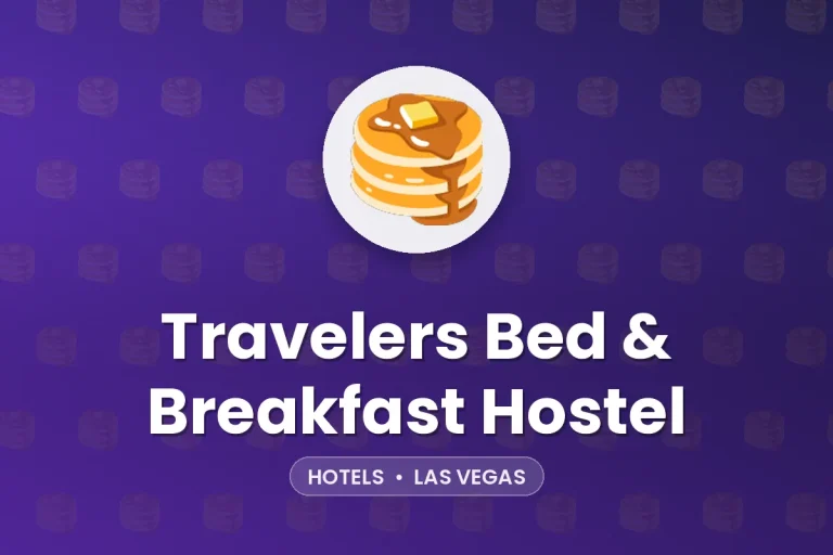 Travelers Bed & Breakfast Hostel – Las Vegas