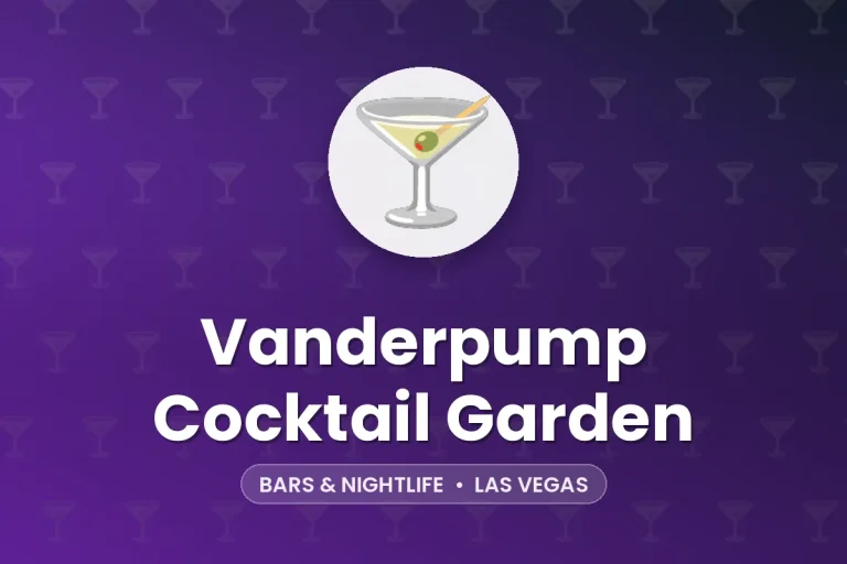 Vanderpump Cocktail Garden – Las Vegas