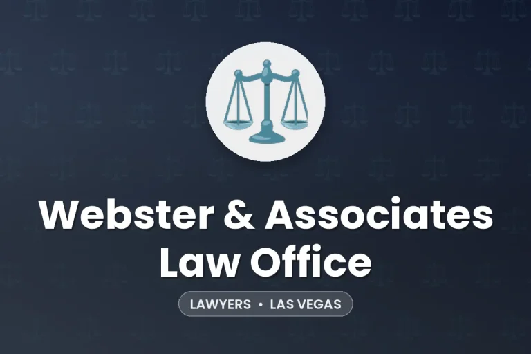 Webster & Associates Law Office – Las Vegas
